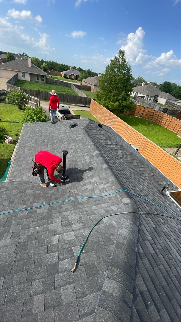 Roof being Installed in Terrell TX